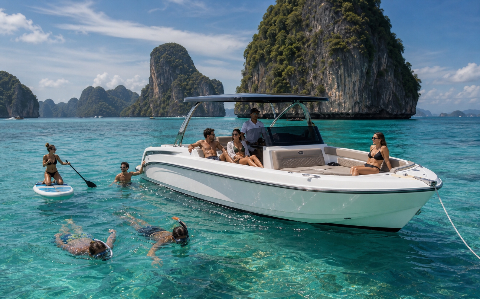 Island Hopper 26 charter boat