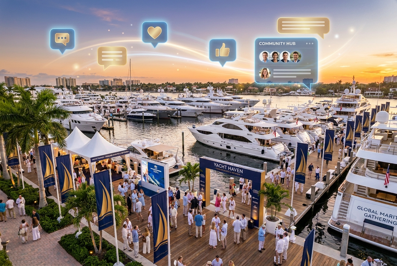 ZipYacht community marine events and social groups
