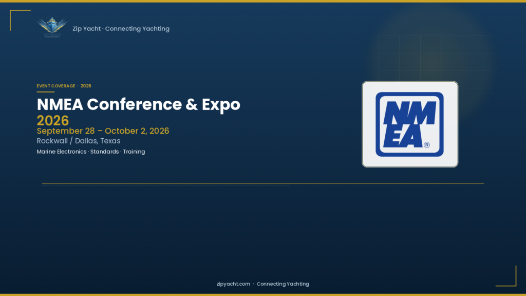 NMEA Conference & Expo 2026 Zip Yacht news hero