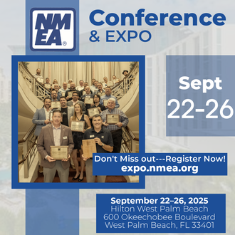 Official NMEA Conference and Expo square graphic from the NMEA Media Library